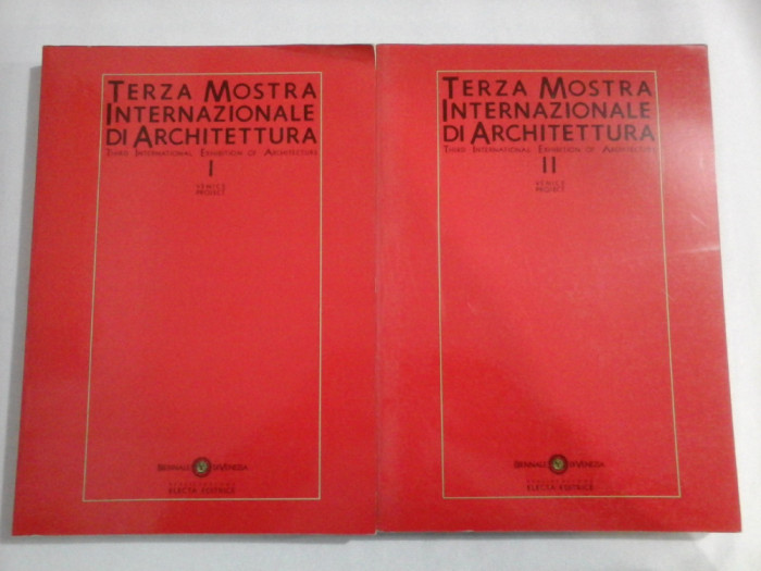 THIRD INTERNATIONAL EXHIBITION OF ARCHITECTURE - VENICE PROJECT -1985 - 2 VOLUME