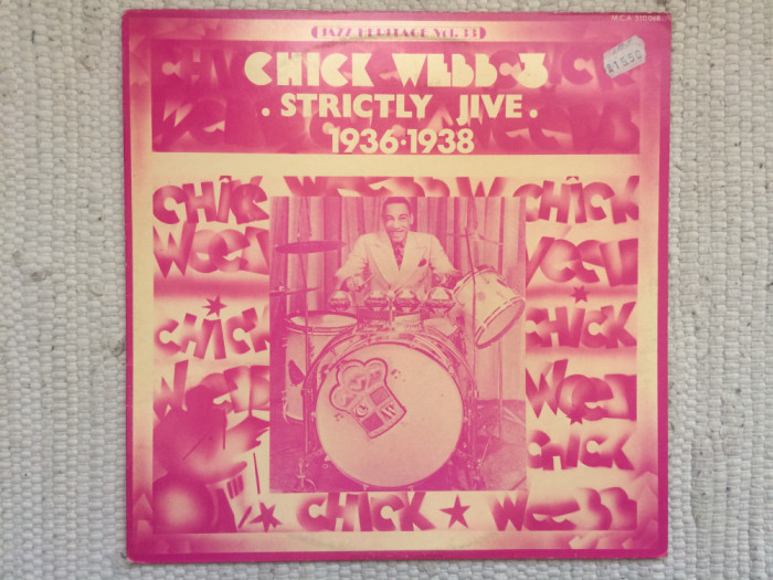 Chick Webb Strictly Jive 1936-1938 disc vinyl lp muzica jazz MCA records VG+