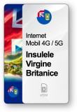 ESIM Internet Insulele Virgine Britanice, valabil 15 zile, trafic Nelimitat, Standard