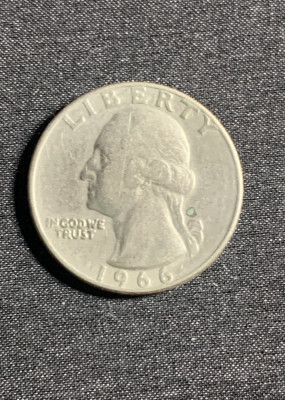 Moneda quarter dollar 1966 USA foto