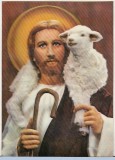 Bnk cp Carte postala 3D - Subiect religios - crestinism - Kowa K-294, Circulata, Japonia, Printata