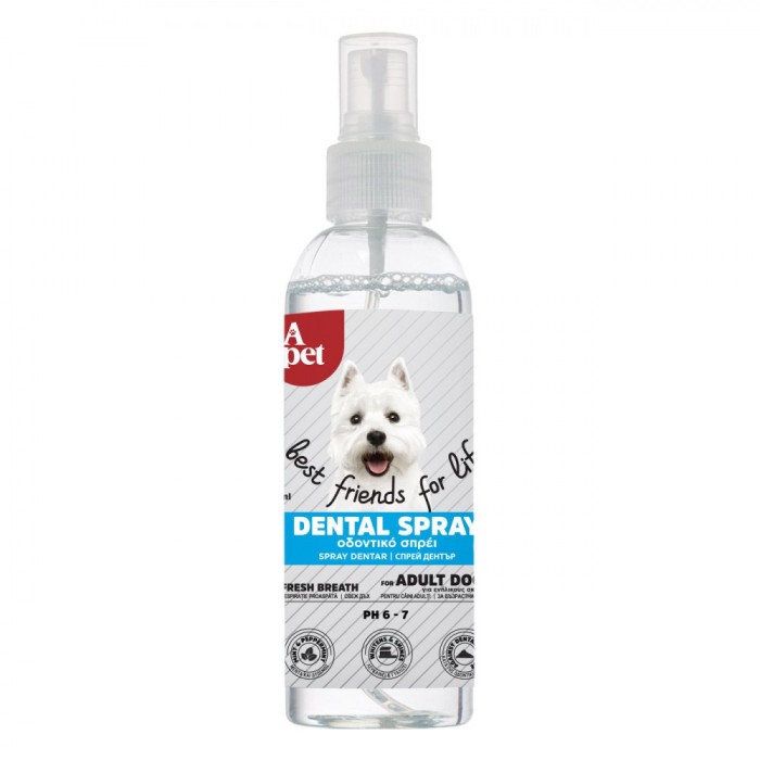 Spray Dentar, A-Pet, Aromă Mentă, Capacitate 177 ml