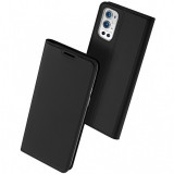 Husa Piele DUX DUCIS Skin Pro pentru OnePlus 9 Pro, Neagra