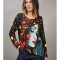 BLUZA SOFT CU MANECA LUNGA FATA ZEN ECLIPTIC TALIE UNICA Multicolora