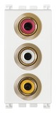 Priza audio RCA 1M Vimar Arke alb 19335.B