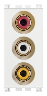 Priza audio RCA 1M Vimar Arke alb 19335.B foto