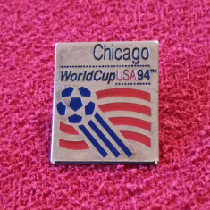 Insigna logo - Campionatul Mondial de Fotbal USA 1994 (Chicago)