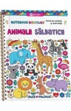 Animale salbatice. Carte de colorat si activitati - Jess Volinski