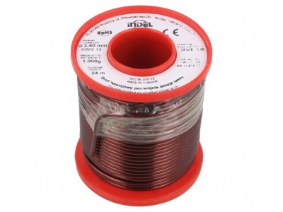 S&amp;acirc;rmă bobină dublu emailată 2,4mm 1kg Cu 65-200&amp;deg;C foto