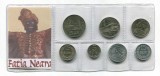q309 ROMANIA RSR SET MONEDE INFOLIATE NICOLAE CEAUSESCU FATIA NEGRA