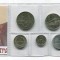 q309 ROMANIA RSR SET MONEDE INFOLIATE NICOLAE CEAUSESCU FATIA NEGRA
