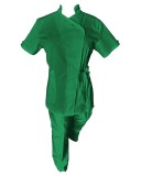 Costum Medical Pe Stil, Verde Conex cu Elastan, Model Andreea - S, M