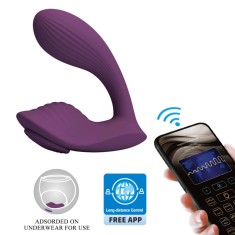 Vibrator Wearable Franz, Bluetooth Control, Mobile App, Silicon, USB, Mov, 11 cm foto