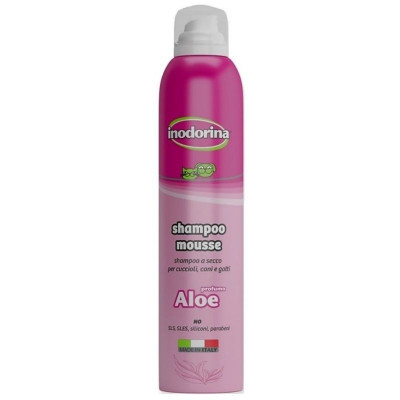 Inodorina Șampon uscat cu spumă de aloe vera 300 ml foto