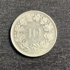 Moneda 10 rappen 1992 Elvetia