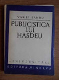 Publicistica lui Hasdeu - Vasile Sandu