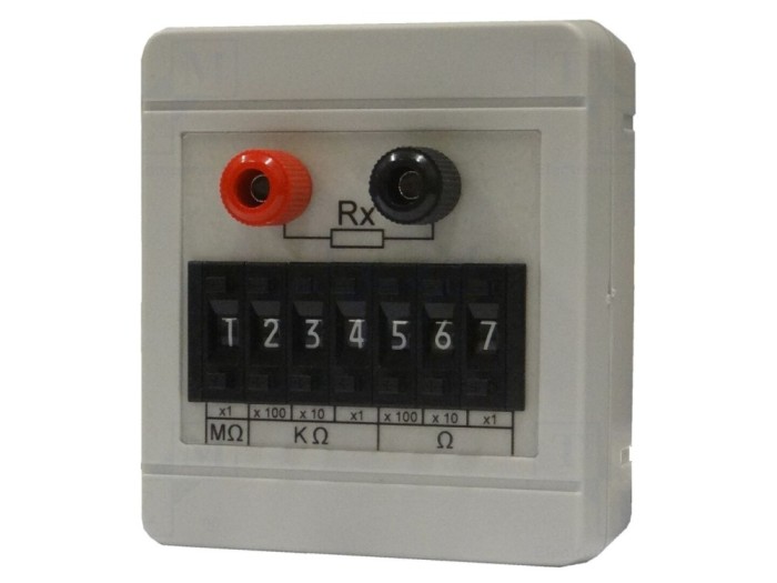 Rezistor decadic 1-9999999&Omega;, 7 intervaluri