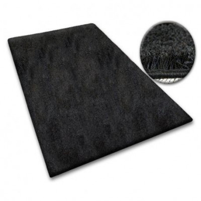 Mocheta Shaggy 5cm negru, 60x100 cm foto