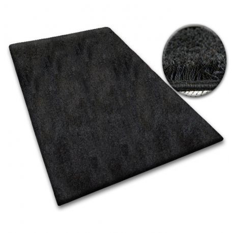 Mocheta Shaggy 5cm negru, 60x100 cm