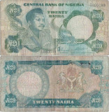 1984 , 20 naira ( P-26d ) - Nigeria
