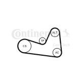 Set curea transmisie cu caneluri Contitech 6PK1200K1