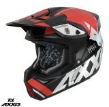 Cumpara ieftin Casca off road pentru scuter - motocicleta Axxis model Wolf Jackal B5 rosu lucios Rosu lucios S (55/56cm)