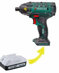 Adaptor de la acumulator Makita Tip G la corp Parkside x20v foto