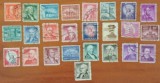 U.S.A-1954-''Seria-''LIBERTY''-in AMERICA'' Set 25VAL -stamp-(Ca. SCOT:1030-1053=15$)-Vezi-Scan