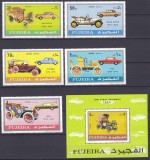 DB1 Masini Fujeira Automobile Istoria Auto Clasice 5 v. + SS MNH NDT, Nestampilat