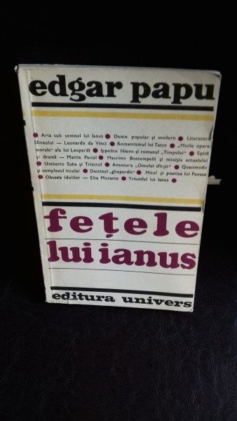 FETELE LUI IANUS - EDGAR PAPU