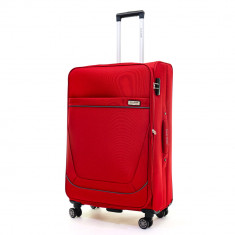 Troler Petra Textil Rosu 79x46x30 cm ComfortTravel Luggage