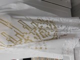 Perdea interbelica, produs rar, lucrata spectaculos de mina, colectie proprie