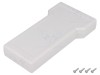 Carcasa TEKO TEKBOX TBT-B.7 pentru echipamente cu ecran | ABS | Gri deschis | 88x163x25mm | Compartiment baterie, clapeta