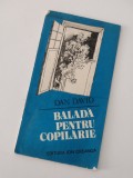Balada pentru copilarie - Dan David