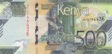 Bancnota Kenya 500 Shilingi 2019 - P55 UNC ( vezi descriere )