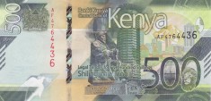 Bancnota Kenya 500 Shilingi 2019 - P55 UNC ( vezi descriere ) foto