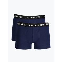 Set 2 perechi boxeri cu logo, Bleumarin inchis, L