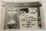 1976 Felicitare Oficiul de Gospodarire a Apelor Maramures comunism gen foto