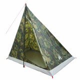 vidaXL Cort de backpacking Camuflaj 2 persoane 42019358