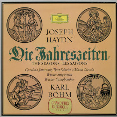 Editie cartonata 3XLP Haydn – Die Jahreszeiten = The Seasons = Les Saisons (EX)