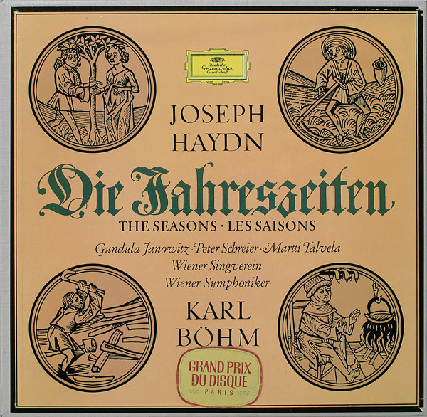 Editie cartonata 3XLP Haydn &ndash; Die Jahreszeiten = The Seasons = Les Saisons (EX)