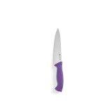 Cutitul bucatarului, lama inox, 18/32 cm, maner violet, cod culori HACCP, pt alimentele ne-alergene, Hendi, potrivit si pt uz profesional