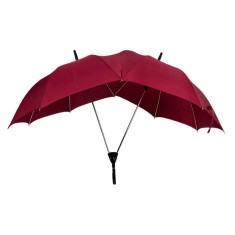 Umbrela Indragostitilor, pentru cuplu, dubla, rosie