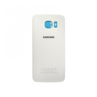 Capac baterie Samsung G920 Galaxy S6 Alb Orig Swap.A foto