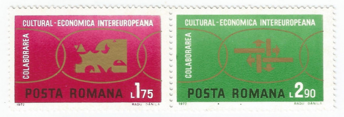 Romania, LP 790/1972, Colaborarea Cultural-Economica Intereuropeana, MNH