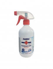 Dezinfectant biocid SaniBlue pentru maini, 70% alcool, 500 ml foto