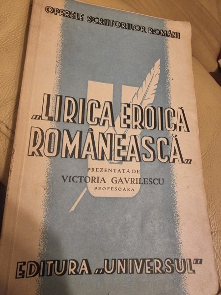 Victoria Gavrilescu - Lirica eroica romaneasca