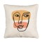 Perna Decorativa Canapea, Model Fata Femeie, 40x40 cm, Cu fermoar