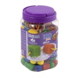 Joc Educativ cu Forme Geometrice de insirat 2.5 cm Miniland