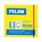 Bloc notes adeziv 76 x 76 Galben neon MILAN